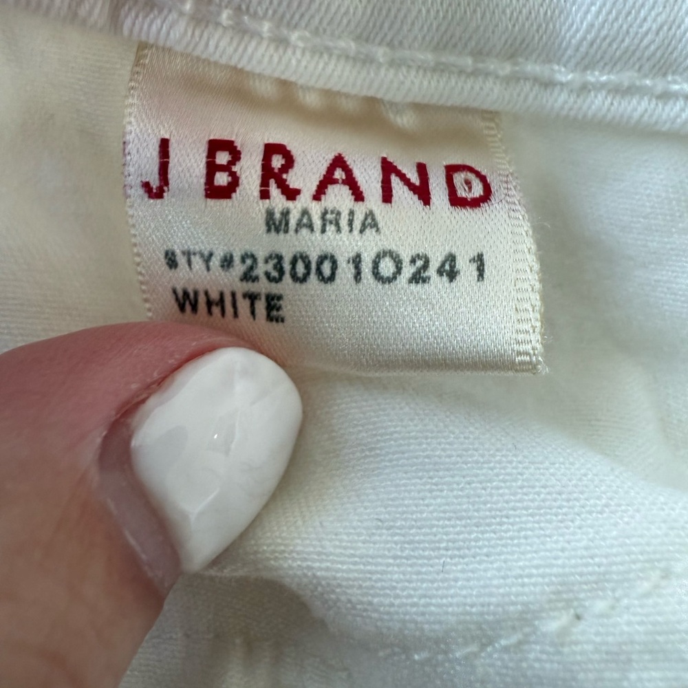 J Brand Women's Skinny Jeans - Crisp White | Maria | Sz: 24 - Picture 4 of 4